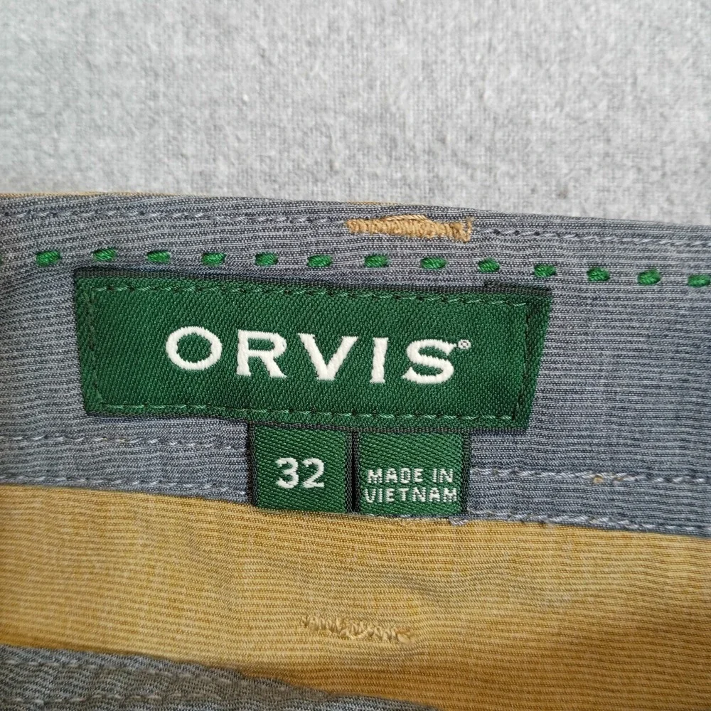 Orvis Men's 32 Escape Shorts Brown Bonefish Gotcha Fly Fishing Stretch 8.5